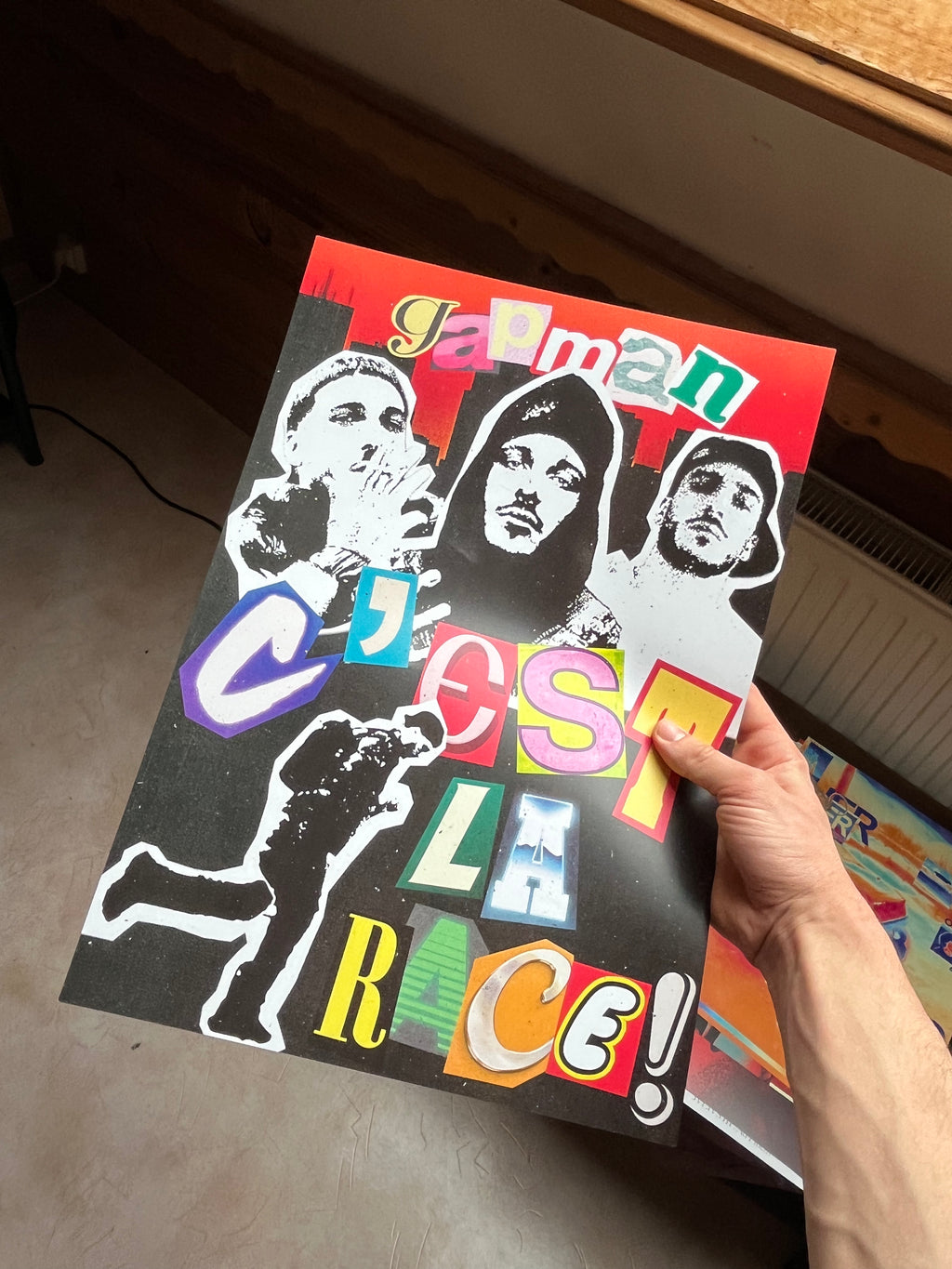 Poster Gapman "C'est la race !"
